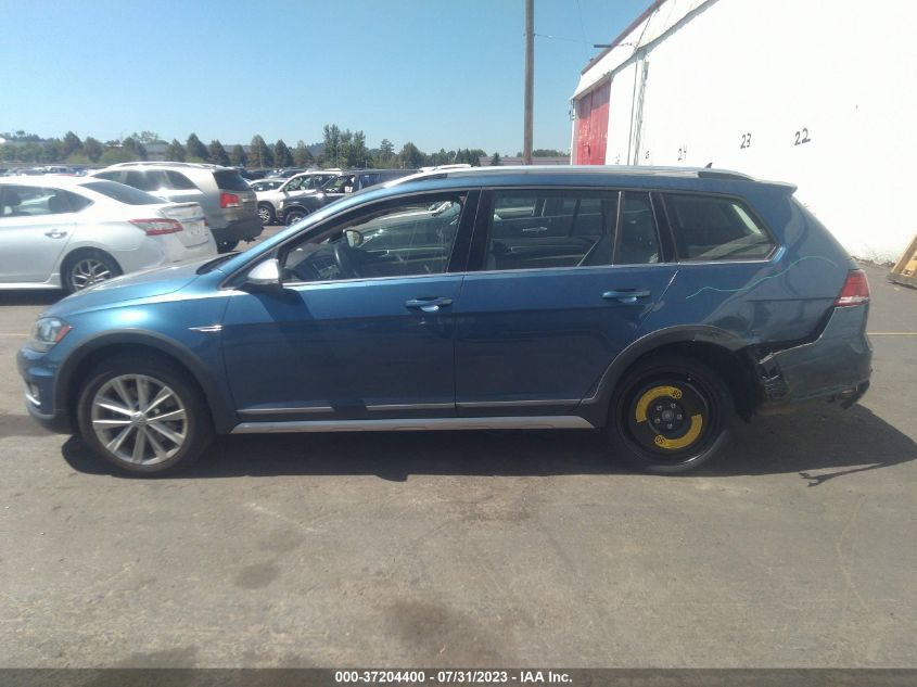2019 Volkswagen Golf Alltrack S/Se/Sel VIN: 3VWH17AU8KM521250 Lot: 37204400