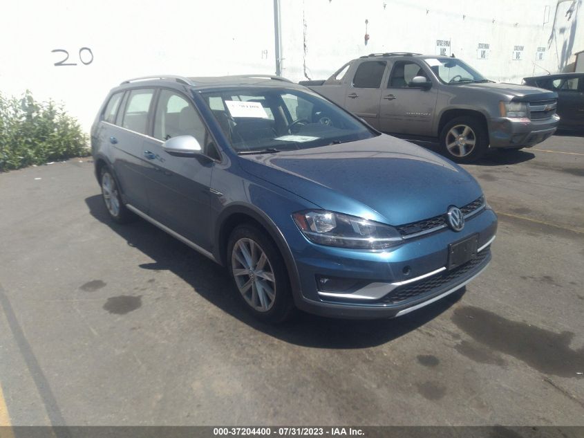 2019 Volkswagen Golf Alltrack S/Se/Sel VIN: 3VWH17AU8KM521250 Lot: 37204400