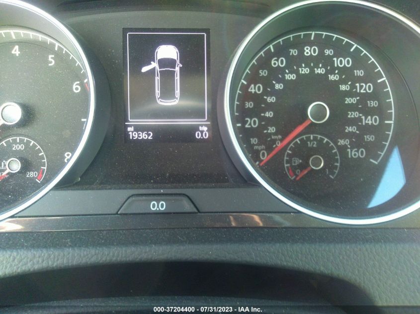 2019 Volkswagen Golf Alltrack S/Se/Sel VIN: 3VWH17AU8KM521250 Lot: 37204400