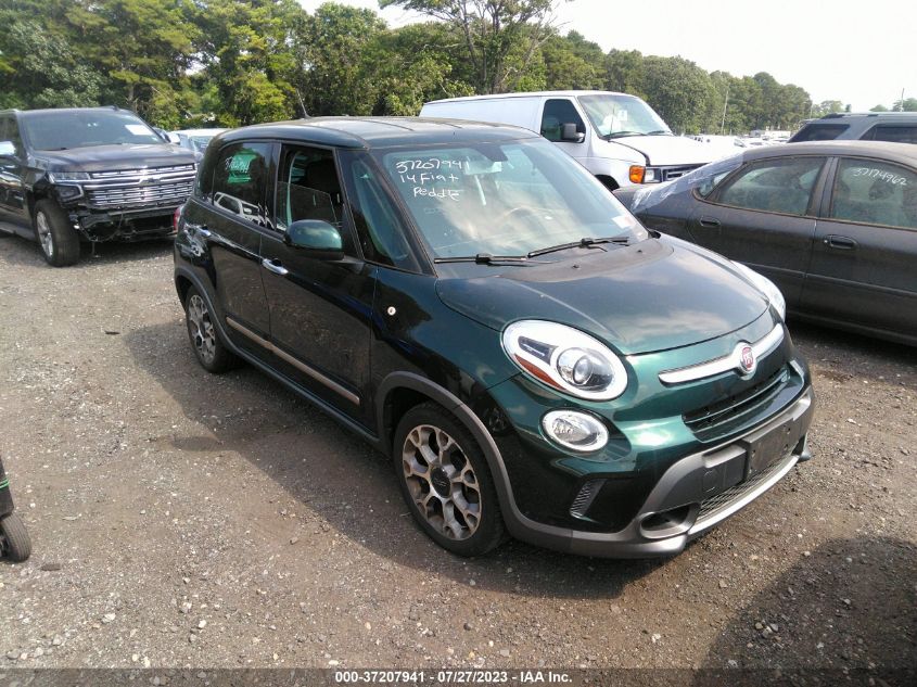 2014 Fiat 500L Trekking VIN: ZFBCFADH0EZ011443 Lot: 37207941