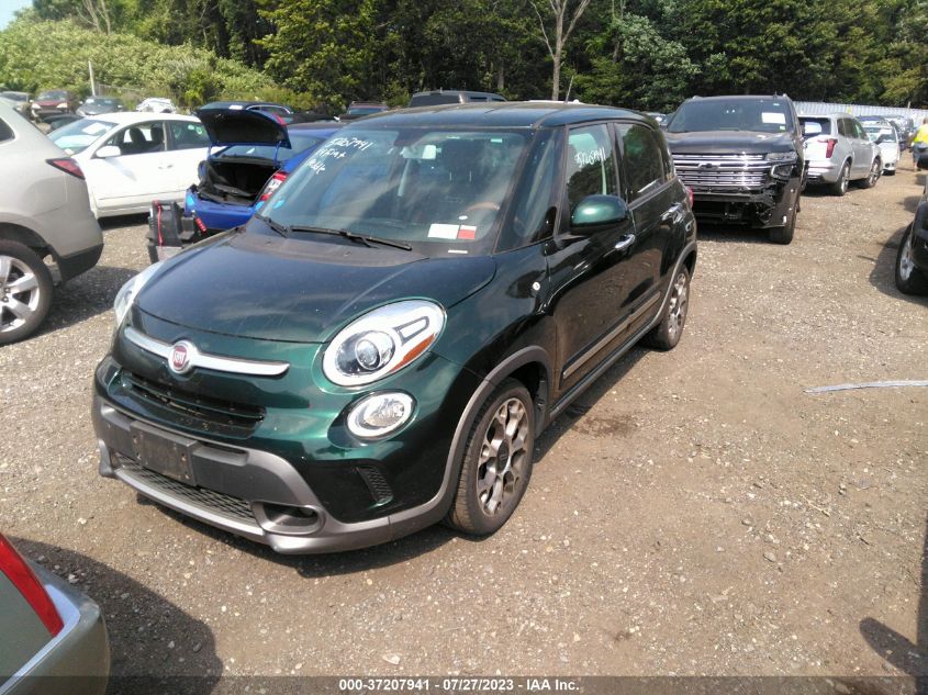 2014 Fiat 500L Trekking VIN: ZFBCFADH0EZ011443 Lot: 37207941