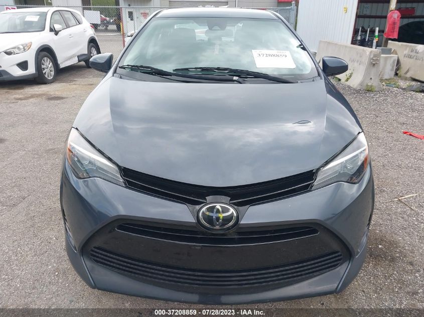 2018 Toyota Corolla Le VIN: 5YFBURHE9JP790519 Lot: 37208859