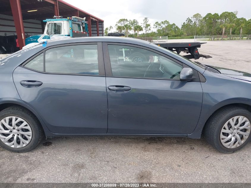 2018 Toyota Corolla Le VIN: 5YFBURHE9JP790519 Lot: 37208859