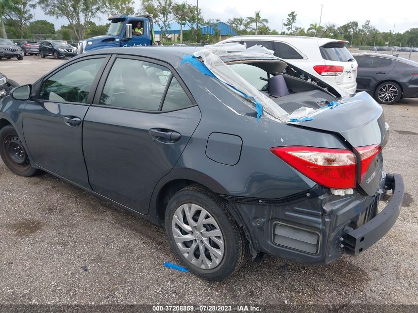 2018 Toyota Corolla Le VIN: 5YFBURHE9JP790519 Lot: 37208859