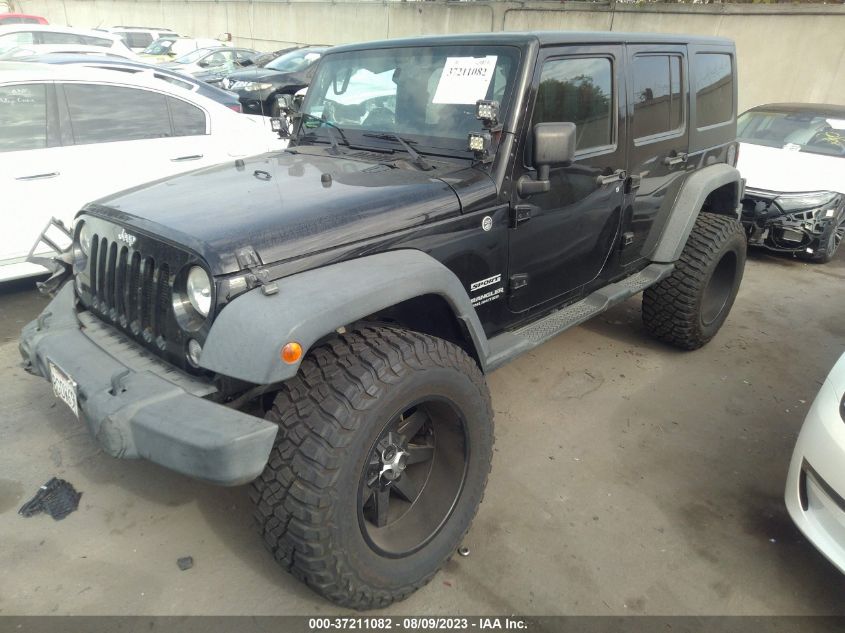 2014 Jeep Wrangler Unlimited Sport VIN: 1C4BJWDGXEL194476 Lot: 37211082