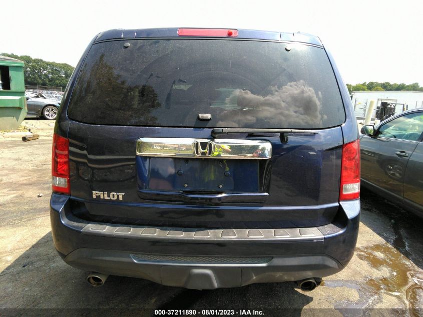 2013 Honda Pilot Ex-L VIN: 5FNYF3H57DB023379 Lot: 37211890