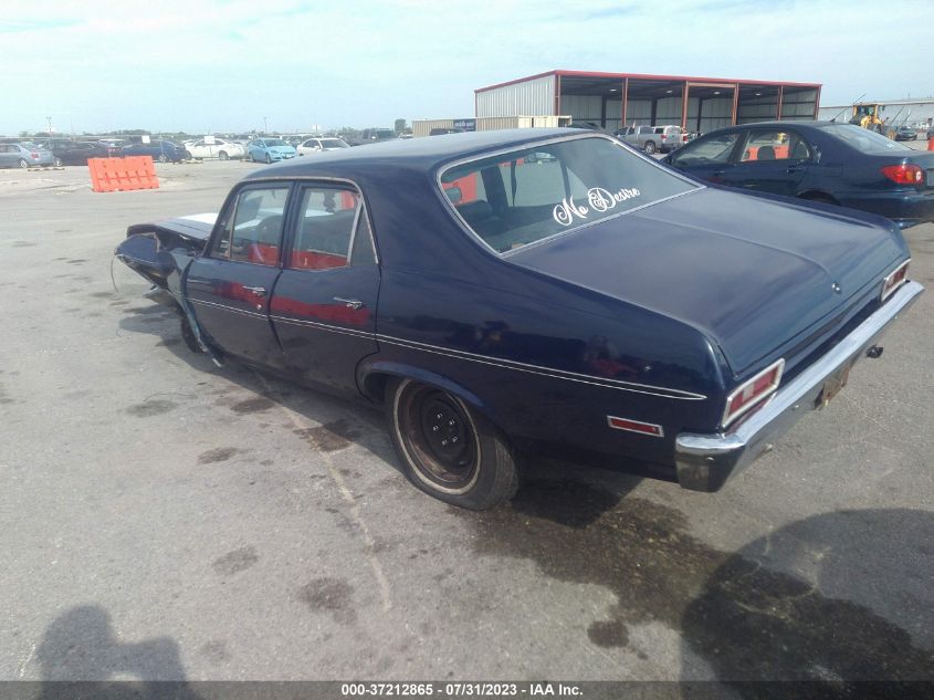 1972 Chevrolet Nova VIN: 00001X69F2W399158 Lot: 37212865