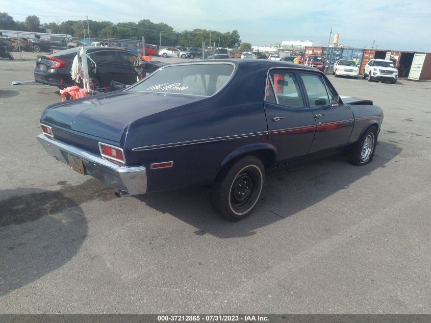 1972 Chevrolet Nova VIN: 00001X69F2W399158 Lot: 37212865