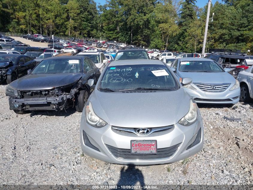 2016 Hyundai Elantra Se VIN: 5NPDH4AE5GH726283 Lot: 37213803