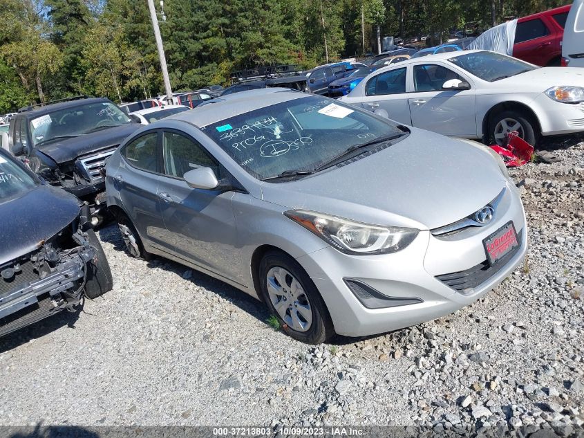 2016 Hyundai Elantra Se VIN: 5NPDH4AE5GH726283 Lot: 37213803