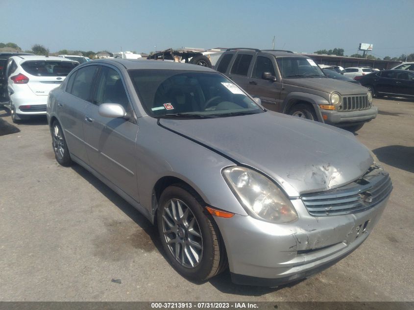 2003 Infiniti G35 Sedan VIN: JNKCV51EX3M022069 Lot: 37213913