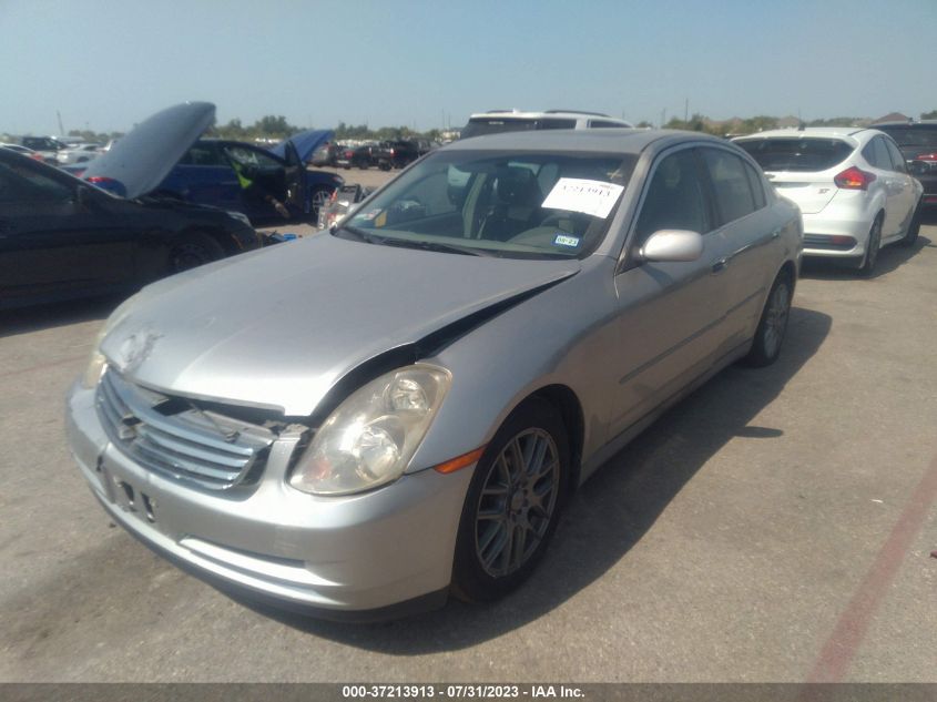 2003 Infiniti G35 Sedan VIN: JNKCV51EX3M022069 Lot: 37213913