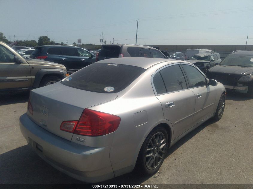 2003 Infiniti G35 Sedan VIN: JNKCV51EX3M022069 Lot: 37213913