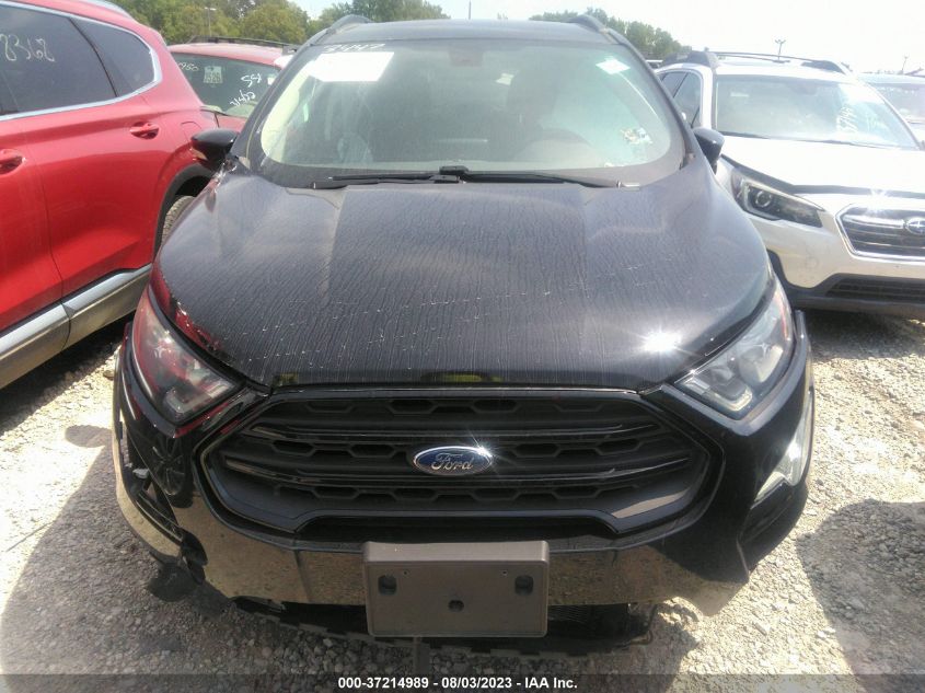 2019 Ford Ecosport Ses VIN: MAJ6S3JL0KC296109 Lot: 37214989