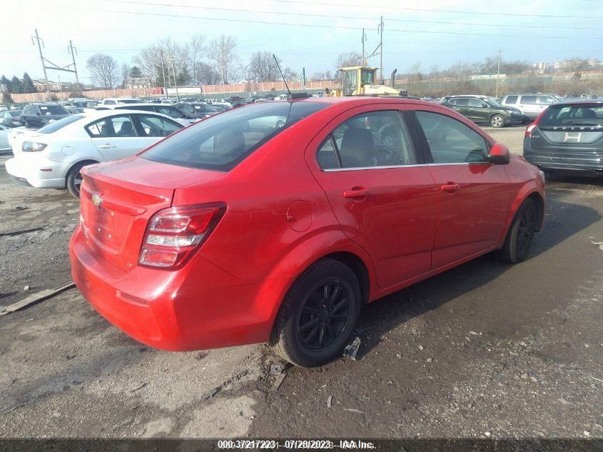 2017 Chevrolet Sonic Lt Auto VIN: 1G1JD5SG4H4143210 Lot: 37217223