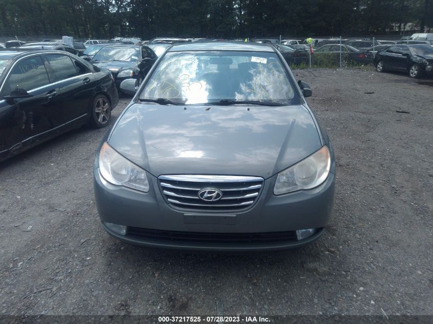 2010 Hyundai Elantra Gls VIN: KMHDU4AD2AU966600 Lot: 37217525