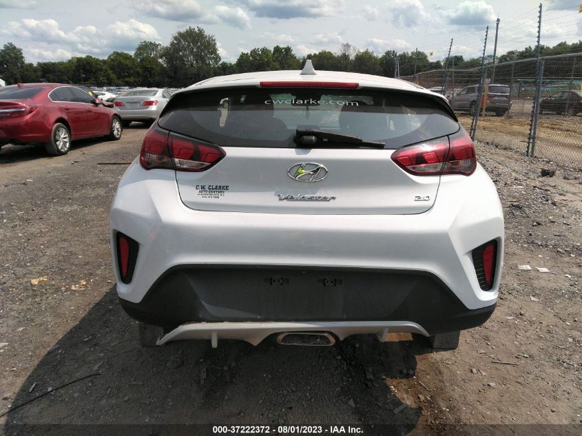 2019 Hyundai Veloster 2.0 VIN: KMHTG6AF2KU017209 Lot: 37222372