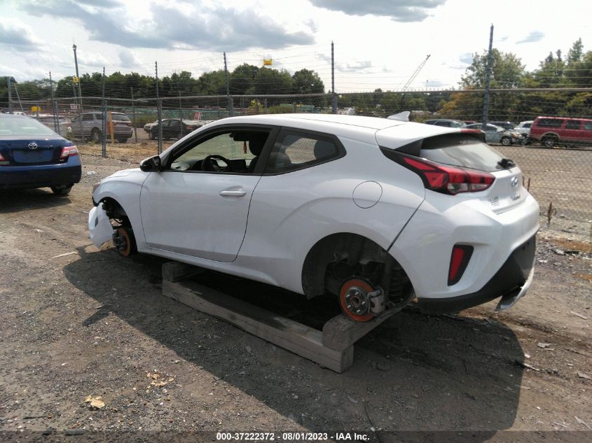 2019 Hyundai Veloster 2.0 VIN: KMHTG6AF2KU017209 Lot: 37222372