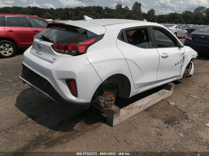 2019 Hyundai Veloster 2.0 VIN: KMHTG6AF2KU017209 Lot: 37222372