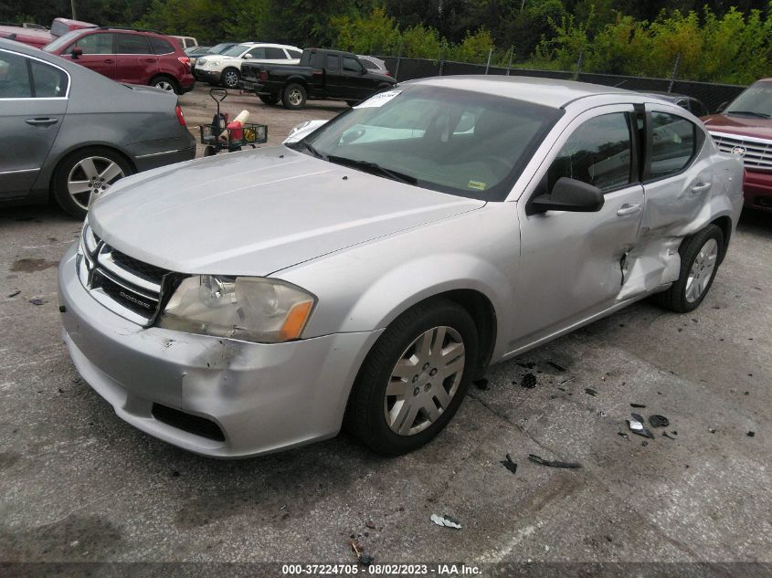 1C3CDZAB9CN154241 2012 Dodge Avenger Se