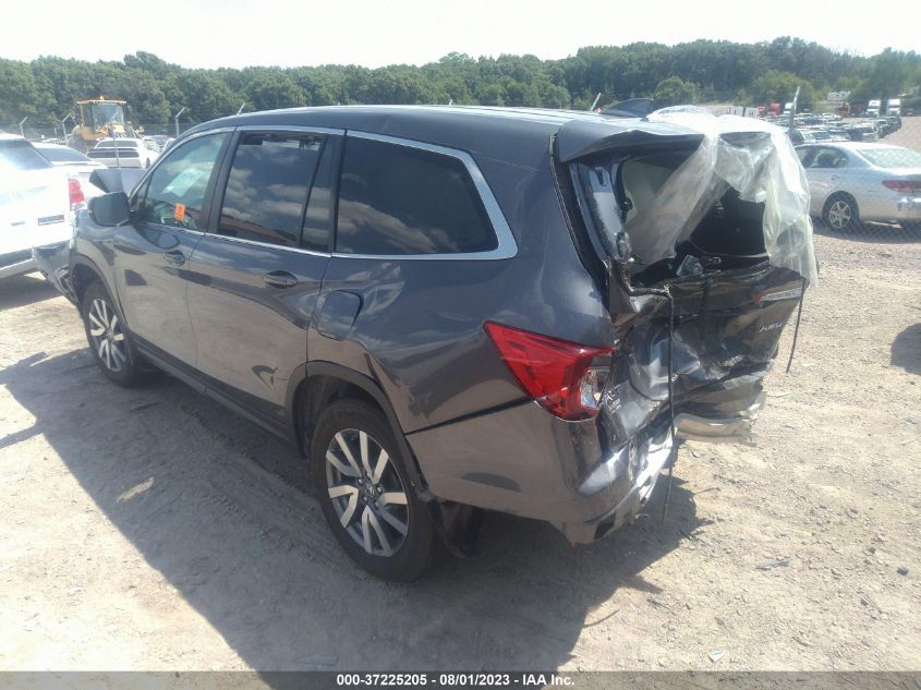 2019 Honda Pilot Ex-L VIN: 5FNYF6H54KB050327 Lot: 37225205