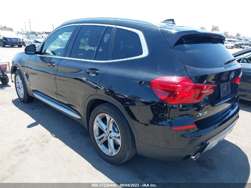 2019 BMW X3 Sdrive30I VIN: 5UXTR7C55KLF27795 Lot: 37226400