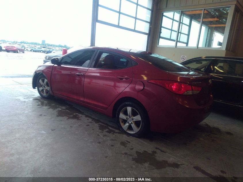 2013 Hyundai Elantra Gls VIN: 5NPDH4AE2DH307626 Lot: 37230315