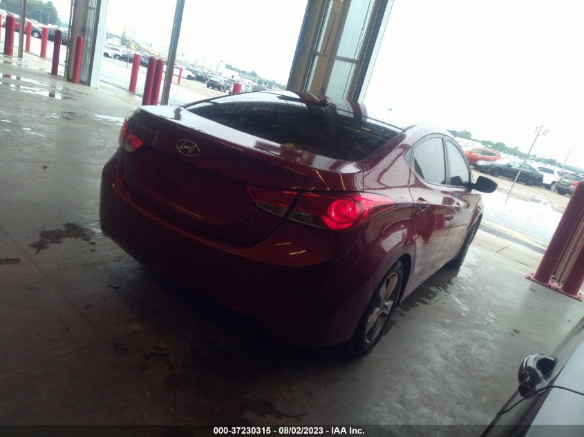 2013 Hyundai Elantra Gls VIN: 5NPDH4AE2DH307626 Lot: 37230315