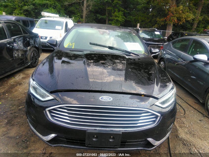 2019 Ford Fusion Sel VIN: 3FA6P0CD1KR180036 Lot: 37231053