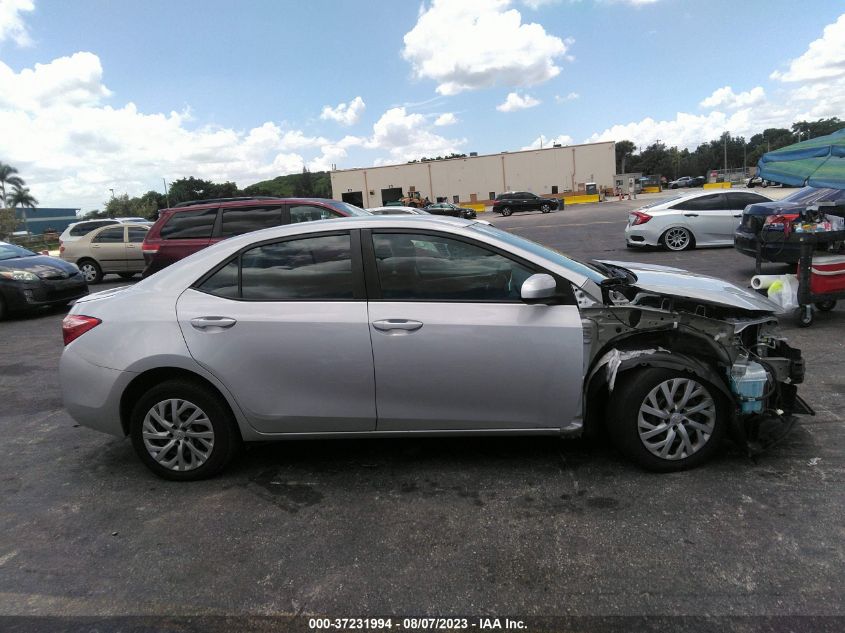 2019 Toyota Corolla Le VIN: 5YFBURHE1KP940432 Lot: 37231994