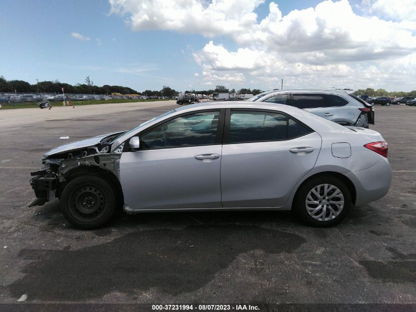 2019 Toyota Corolla Le VIN: 5YFBURHE1KP940432 Lot: 37231994