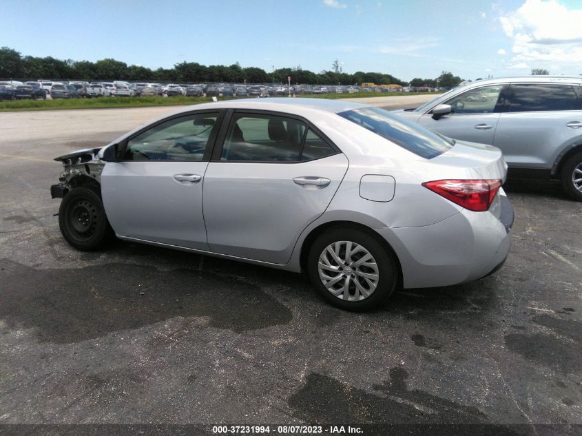 2019 Toyota Corolla Le VIN: 5YFBURHE1KP940432 Lot: 37231994