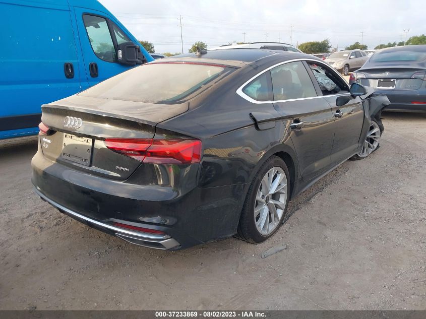 2023 Audi A5 Sportback Premium 40 Tfsi Quattro S Tronic VIN: WAUABCF58PA031498 Lot: 37233869