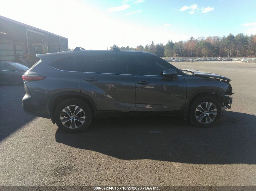 2022 Toyota Highlander Xle VIN: 5TDGZRBH0NS221307 Lot: 37234015