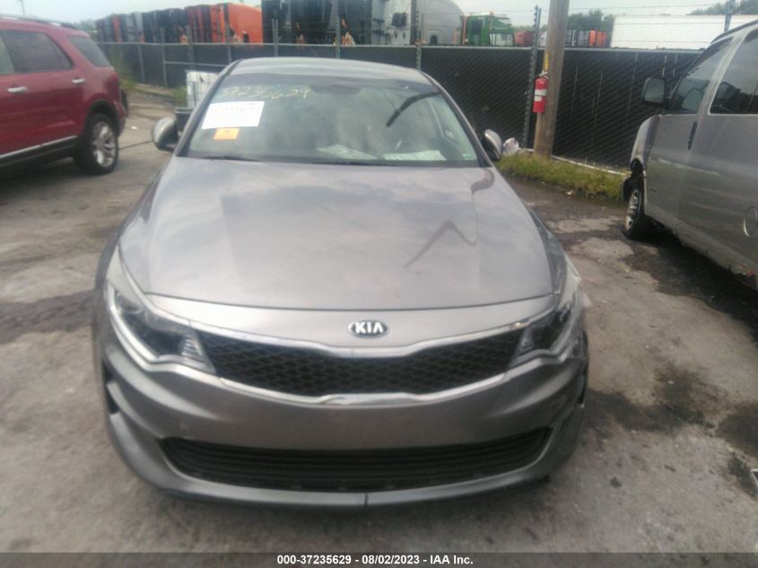2016 Kia Optima Lx VIN: 5XXGT4L30GG091475 Lot: 37235629