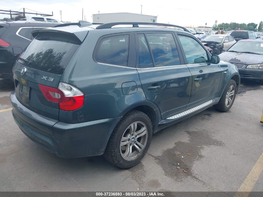 2006 BMW X3 3.0I VIN: WBXPA93436WD26045 Lot: 37236593