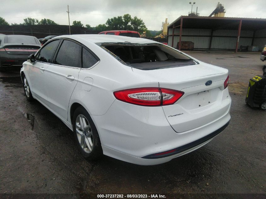 2016 Ford Fusion Se VIN: 3FA6P0H75GR326643 Lot: 37237282