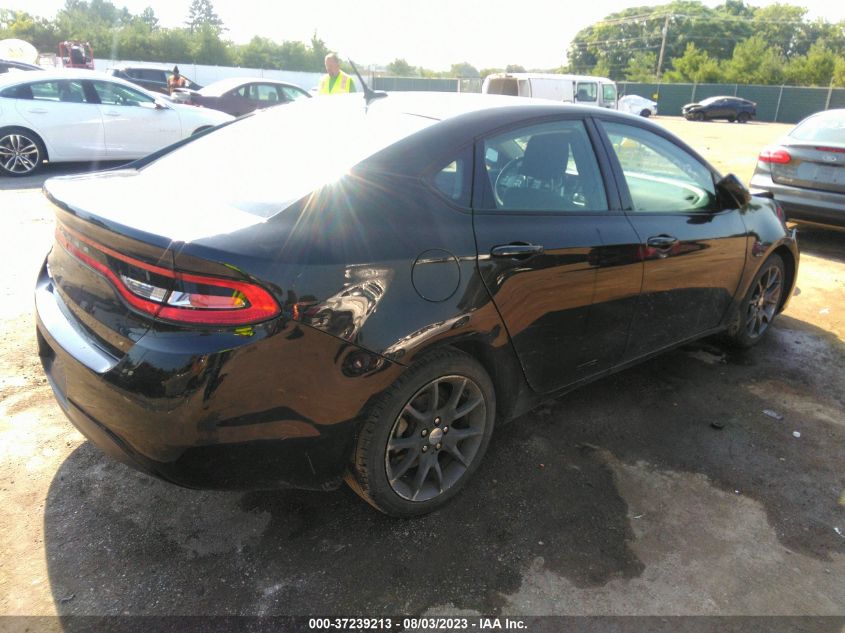 2016 Dodge Dart Se VIN: 1C3CDFAA0GD591725 Lot: 37239213