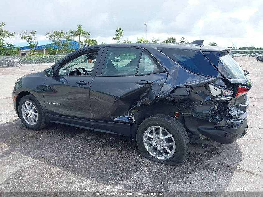 2022 Chevrolet Equinox Fwd Ls VIN: 3GNAXHEV3NS154731 Lot: 37241713