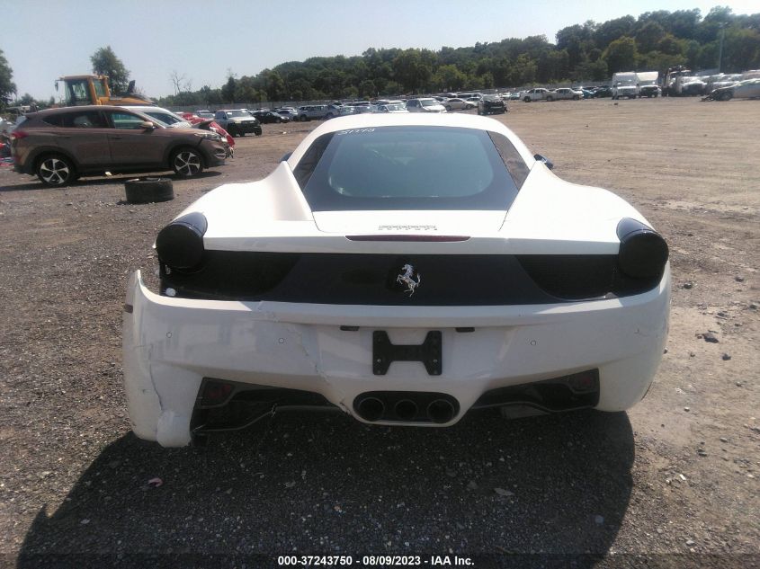 2013 Ferrari 458 Italia VIN: ZFF67NFA4D0190928 Lot: 37243750