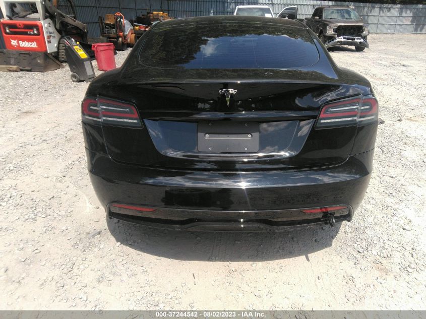 2022 Tesla Model S VIN: 5YJSA1E58NF477204 Lot: 37244542