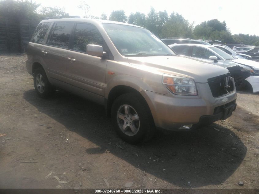 2006 Honda Pilot Ex VIN: 2HKYF18466H534162 Lot: 37246760