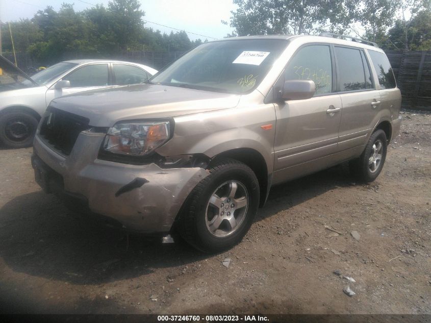 2006 Honda Pilot Ex VIN: 2HKYF18466H534162 Lot: 37246760