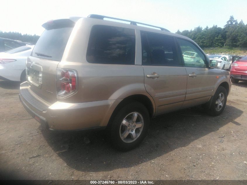 2006 Honda Pilot Ex VIN: 2HKYF18466H534162 Lot: 37246760