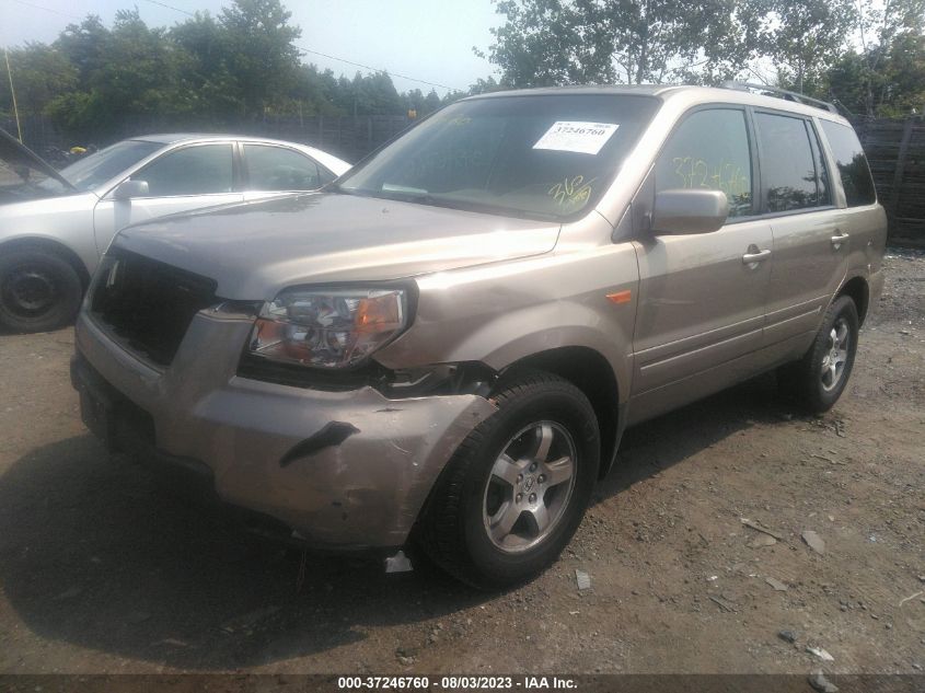 2006 Honda Pilot Ex VIN: 2HKYF18466H534162 Lot: 37246760