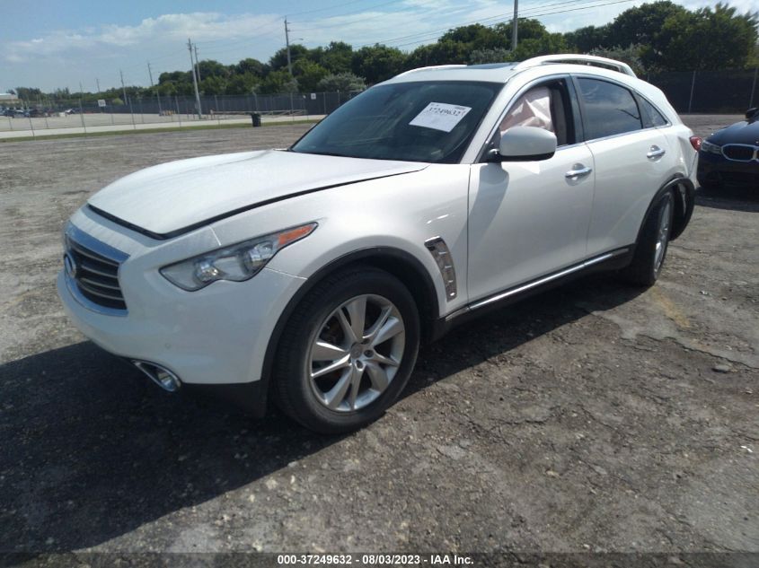 2014 Infiniti Qx70 VIN: JN8CS1MWXEM411714 Lot: 37249632