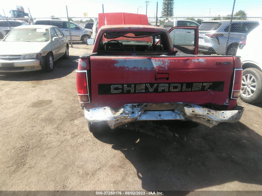 1991 Chevrolet S Truck S10 VIN: 1GCCS19Z3M8131994 Lot: 37250176