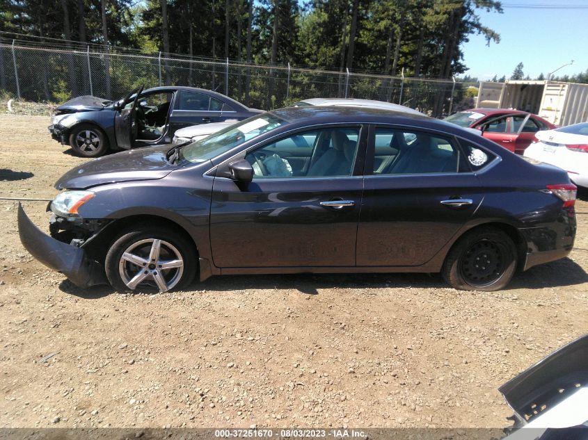 2014 Nissan Sentra S VIN: 3N1AB7AP7EY273665 Lot: 37251670