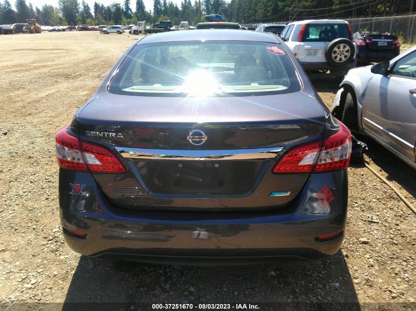 2014 Nissan Sentra S VIN: 3N1AB7AP7EY273665 Lot: 37251670