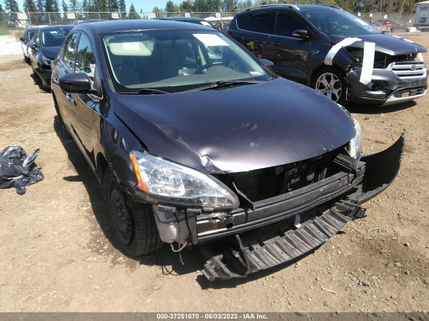 2014 Nissan Sentra S VIN: 3N1AB7AP7EY273665 Lot: 37251670